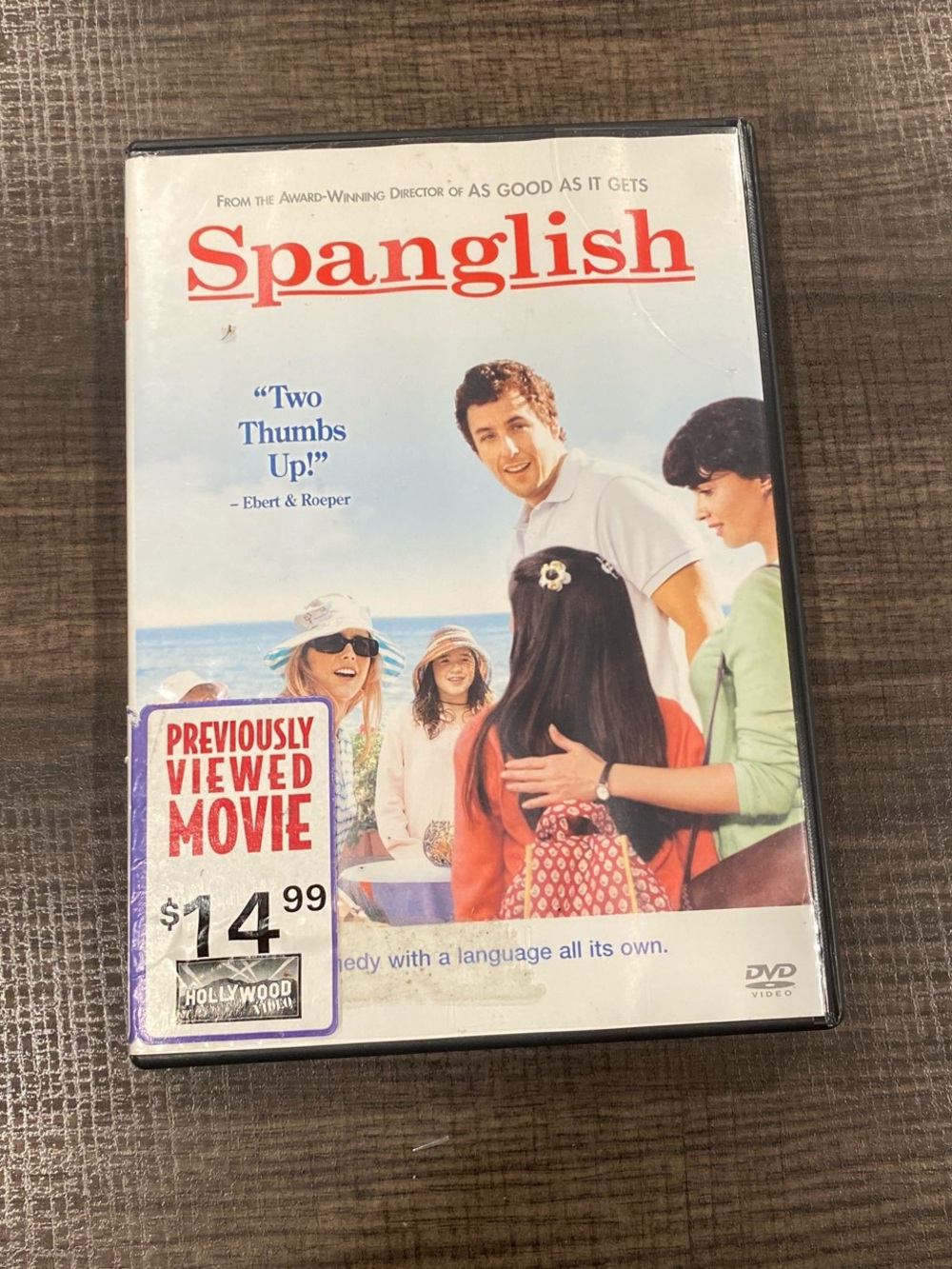 Spanglish (DVD) - White/Red Cover